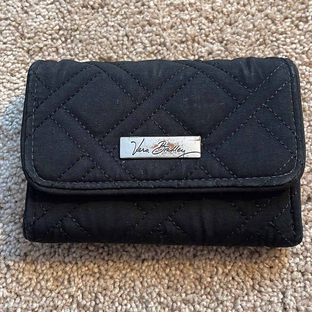 Vera Bradley black wallet